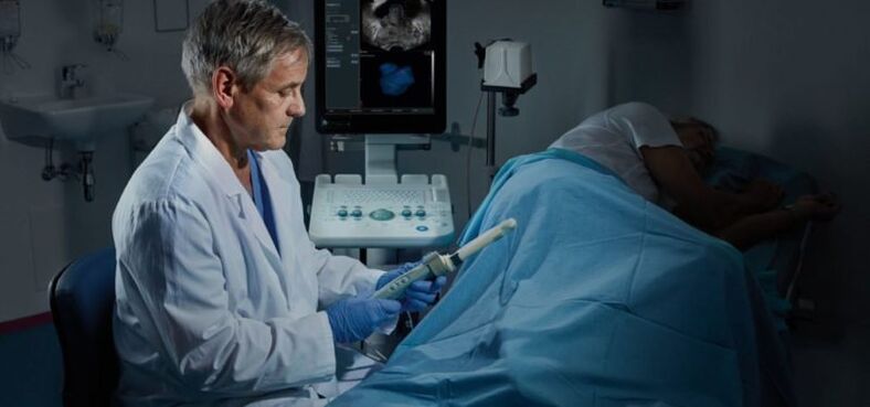 Onstearen bidez prostatako ultrasoinuak prostatitisa diagnostikatzeko metodo informatiboa da