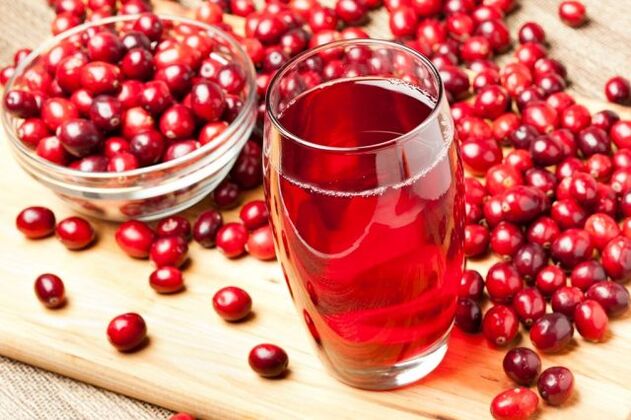 Prostatitisarekin, cranberry zukua erabilgarria da - bitamina iturri goxoa